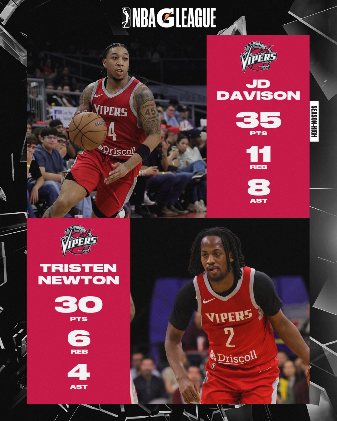 kaiyun网站-两个30+都没赢！雨姐戴维森G联盟轰下35+11+8+3+3 牛顿砍30+6+4+4